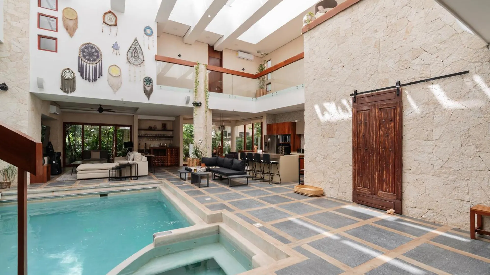 9Br Luxury Villas Aldea Zama, Private Pools & Gym! 툴룸