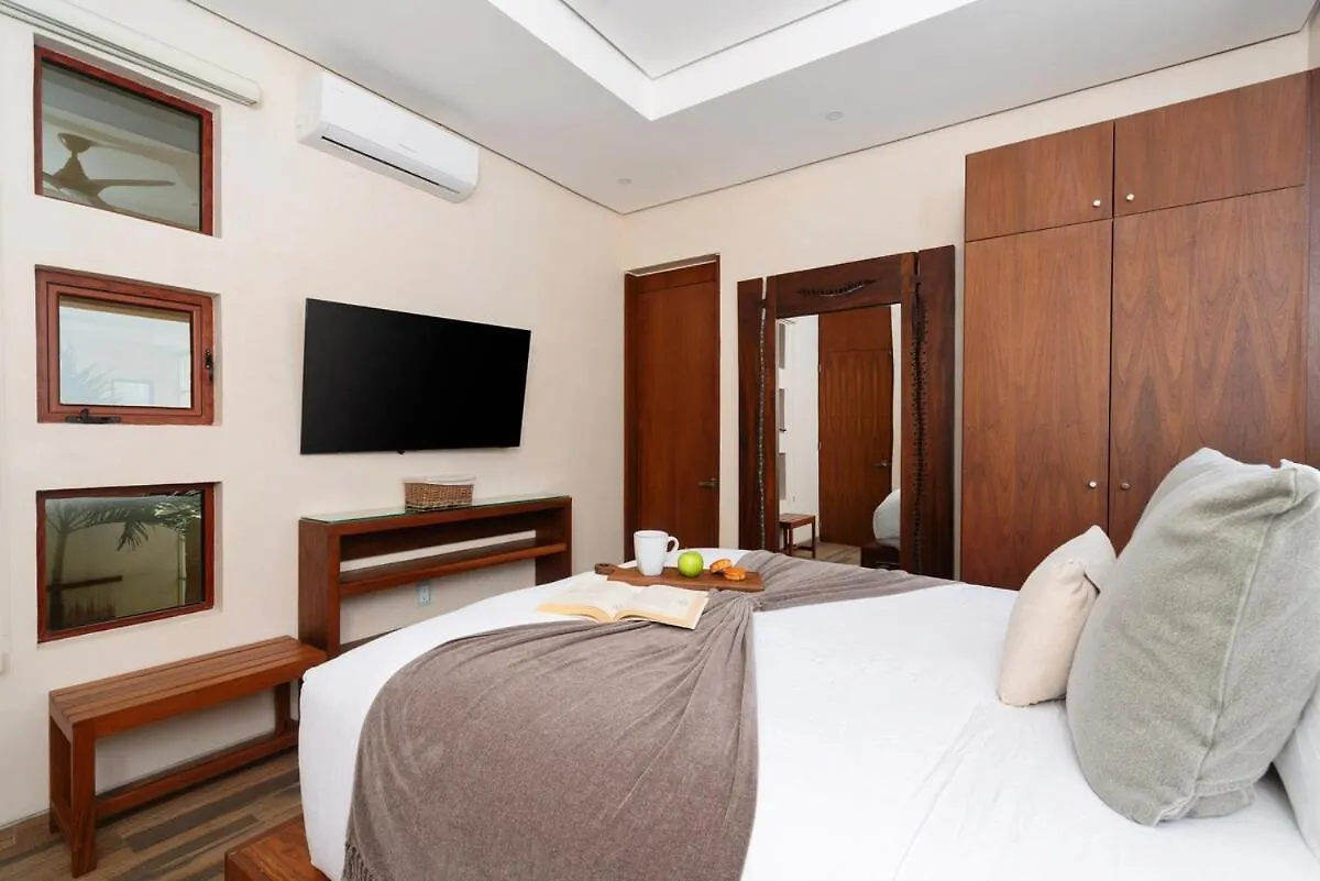 9Br Luxury Villas Aldea Zama, Private Pools & Gym! 툴룸 멕시코