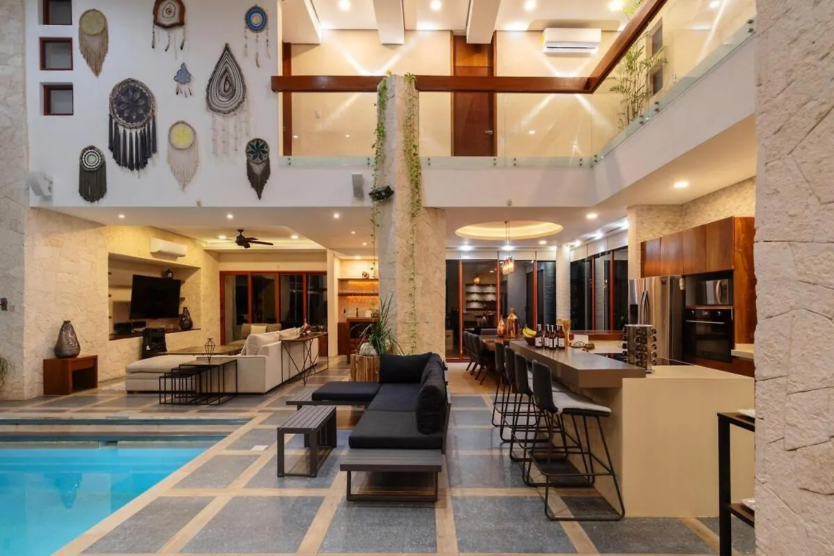 9Br Luxury Villas Aldea Zama, Private Pools & Gym! 툴룸 0*,
