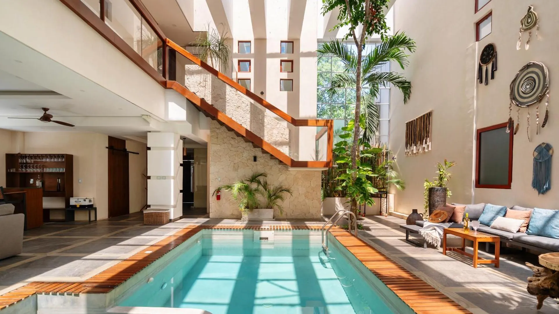 9Br Luxury Villas Aldea Zama, Private Pools & Gym! 툴룸